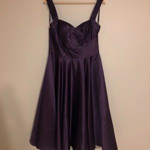 Unique Vintage Purple Cocktail Dress